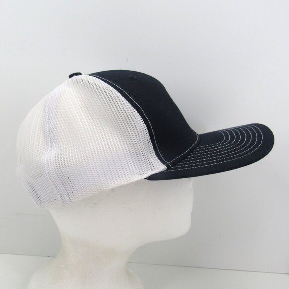 Dep Ag Services Embroidered Logo Men's Trucker Style Mesh Back Snapback Cap Hat - Picture 4 of 8